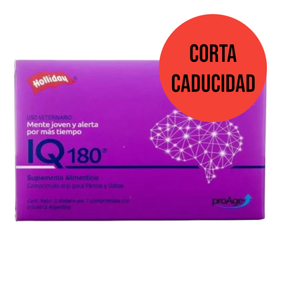 CORTA CADUCIDAD Holliday IQ 180 c/3 Blister 7 Comprimidos c/u