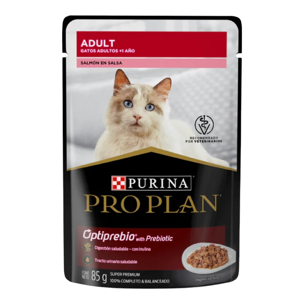 Pouche Gato Adulto de Salmón 85 gr