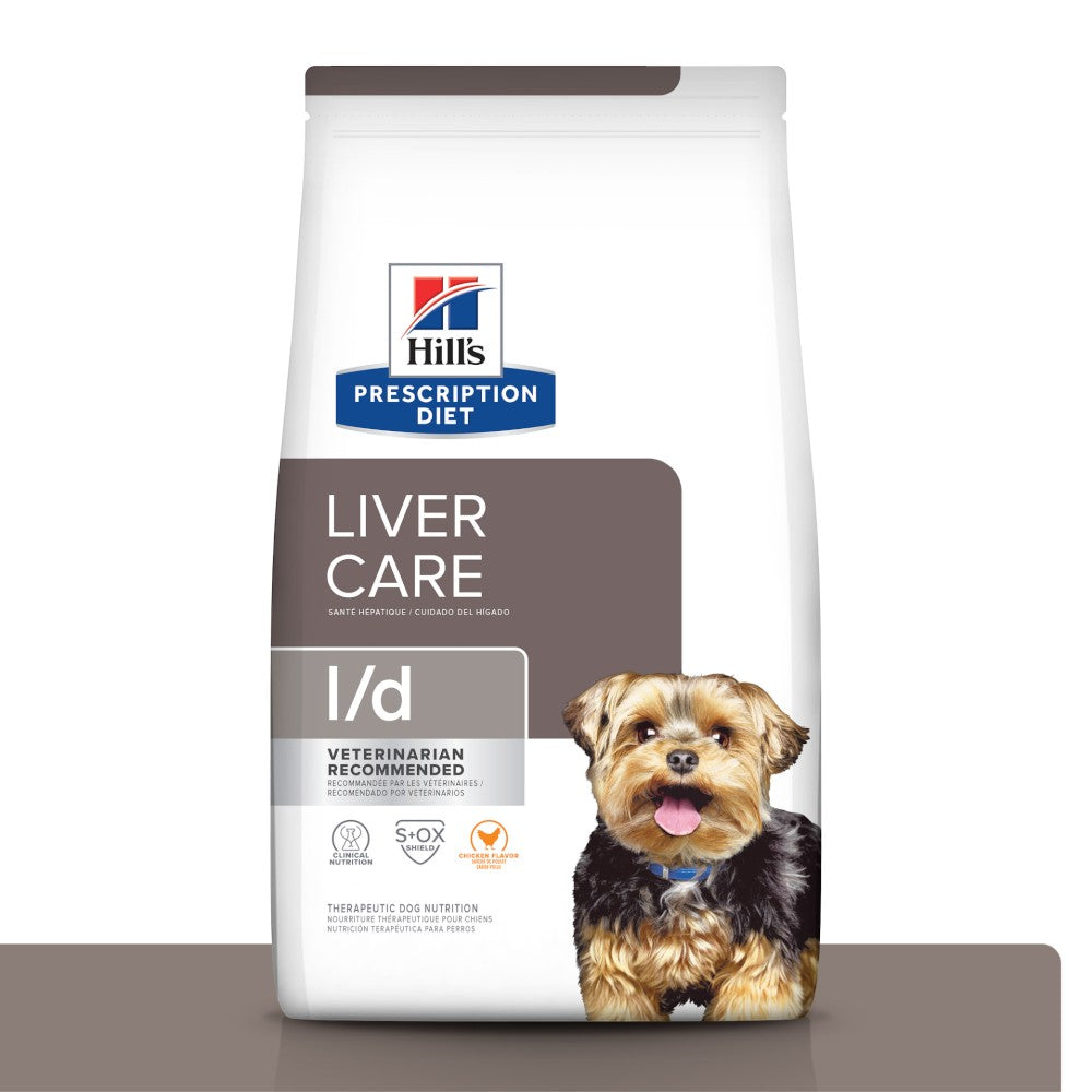 Hill's Prescription Diet l/d, Cuidado Hepático, para Perro, 8 Kg