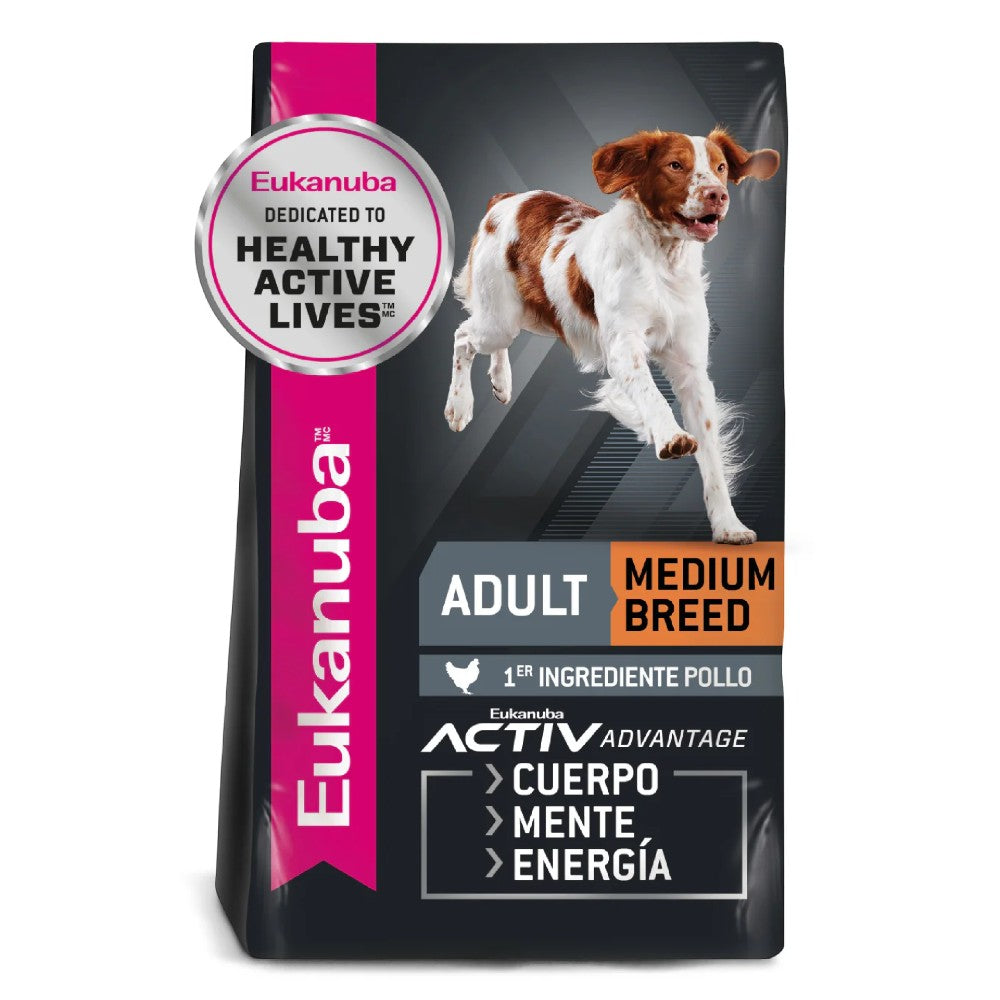 Eukanuba Perro Adulto Razas Medianas 7.3 Kg.