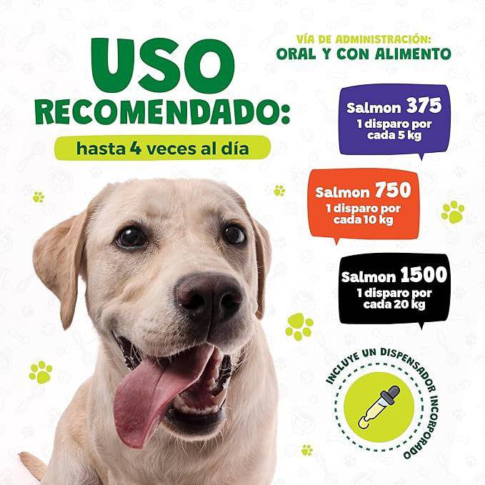 Waggys Salmón Aceite Relajante para Perro 375 Mg - AniMALL