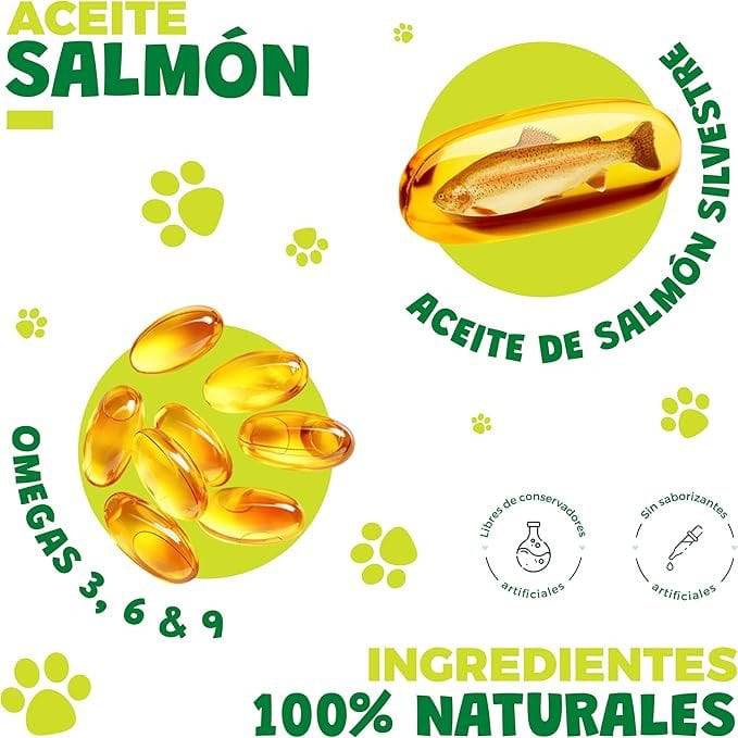 Waggys Salmón Aceite Relajante para Perro 375 Mg - AniMALL