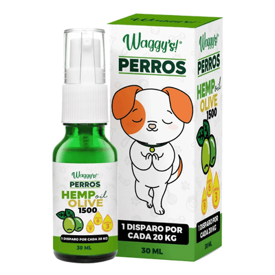 Waggys Olive Aceite Relajante para Perro 1500 Mg - AniMALL