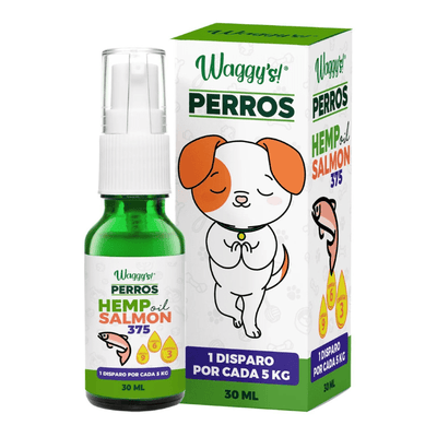 Waggys Salmón Aceite Relajante para Perro 375 Mg - AniMALL