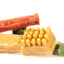 Detalle de las cerdas del masticable dental Garden Bites Toby Toothbrush S para perros pequeños