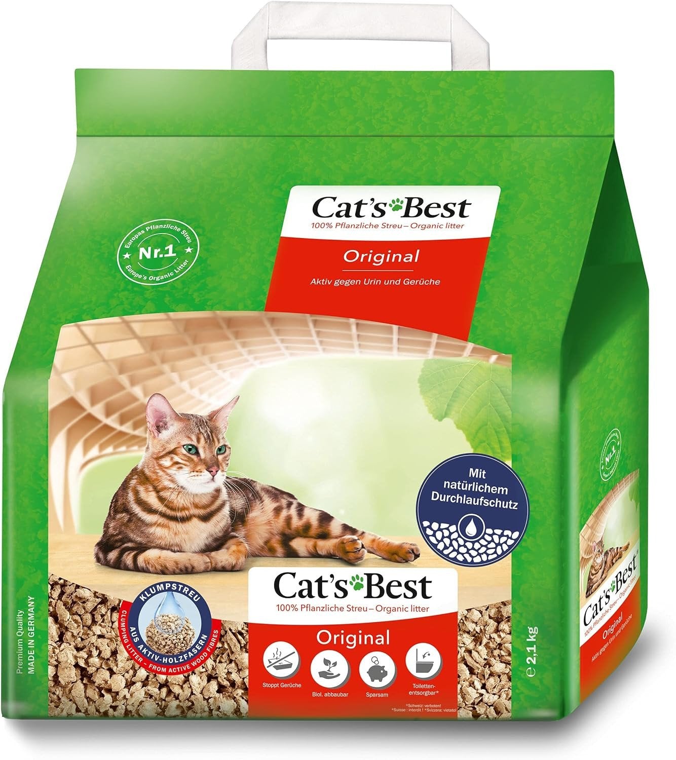 Arena para Gato Biodegradable 2.1 kg