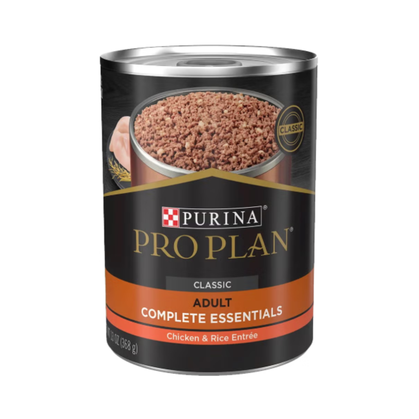 12 Latas Pro Plan Perro Adulto Pollo y Arroz 368 Gr.