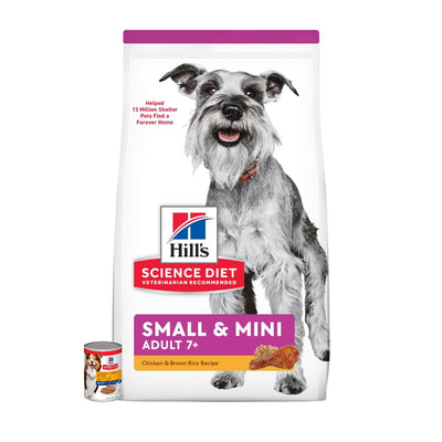 Combo Hill's Science Diet Small & Mini Adult 7+ 2.04 Kg