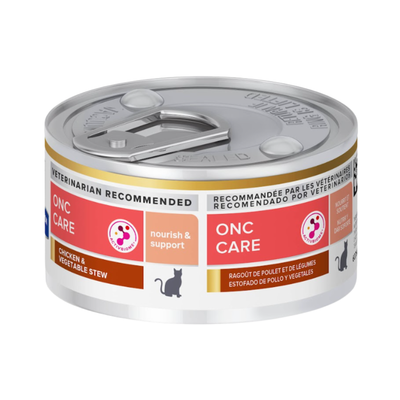 1 Lata Hill's Prescription Diet Feline ONC Care, Nutrición y Apoyo de Recuperación, para Gato, 82 g