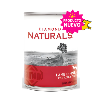 1 Lata Diamond Naturals Perro Adulto, Sabor Cordero