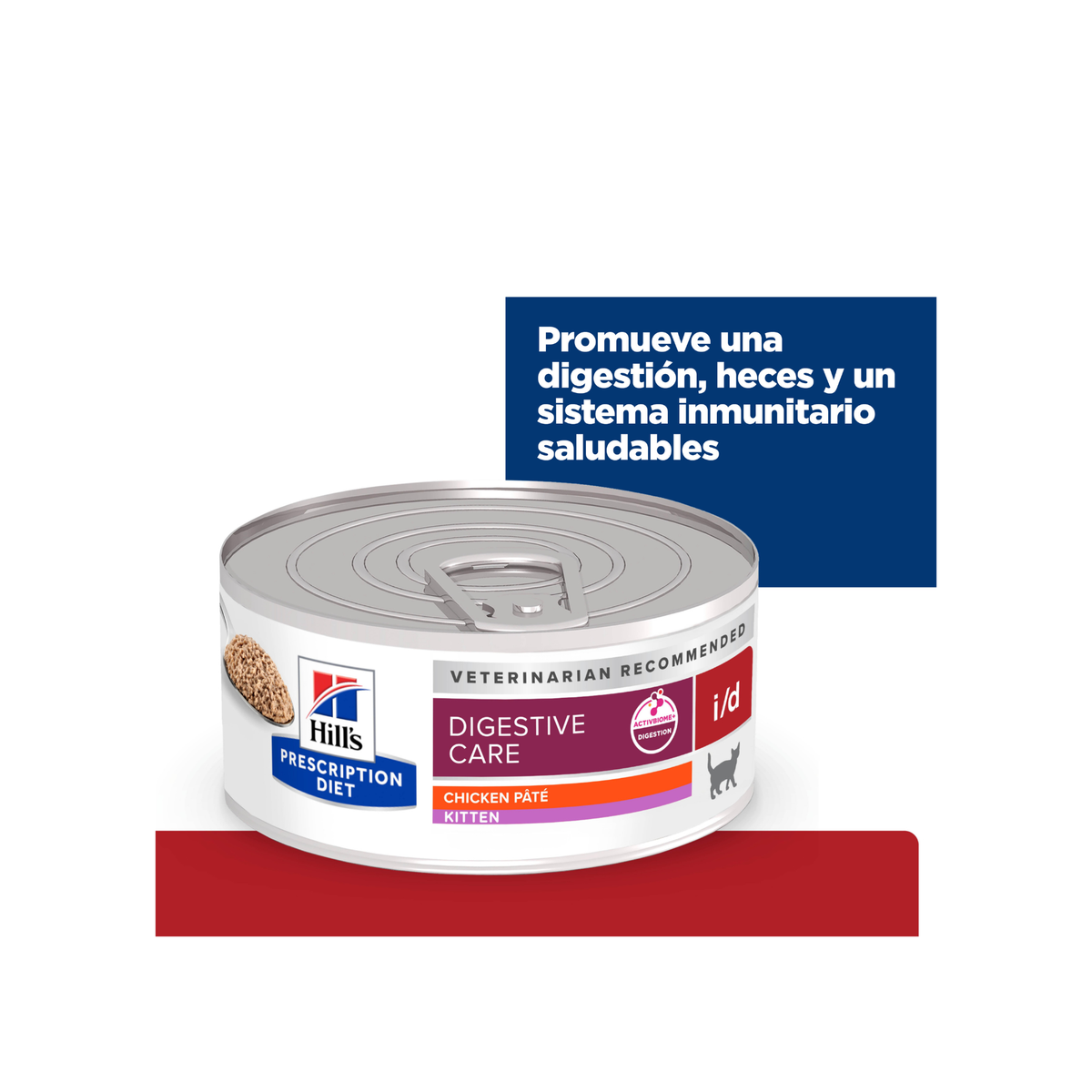 24 Latas Hill's Prescription Diet i/d Kitten, Cuidado Digestivo, Alimento Húmedo para Gatito, 156 g