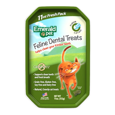 Premios para Gatos Dental Treats, Sabor Catnip, Dientes Limpios, Fresh Pack 312gr