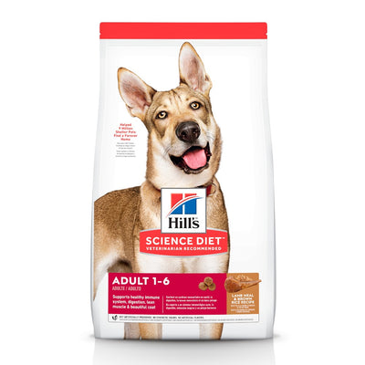 Hill's Science Diet Adult, alimento saludable perro adulto receta de cordero y arroz integral 15Kg - AniMALL