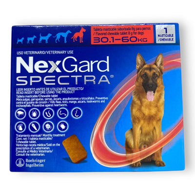 Nexgard Spectra 1 Tableta 30.1 a 60 Kg