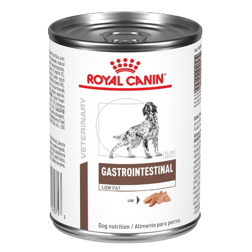 Latas Royal Canin Vet Gastrointestinal Low Fat Canine 385 gr