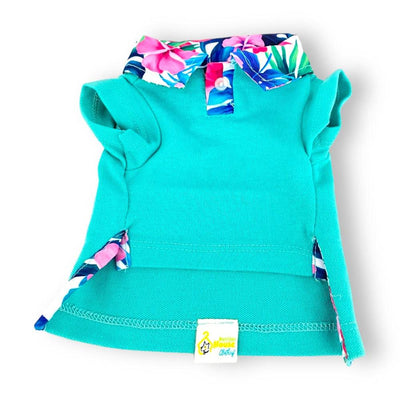 Playera Polo Bora Aqua Talla 0 - AniMALL