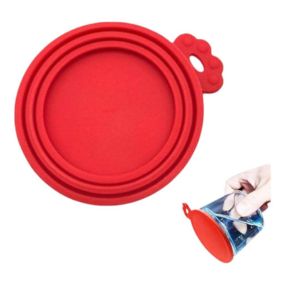 Tapas para Lata 3 Medidas Color Rojo
