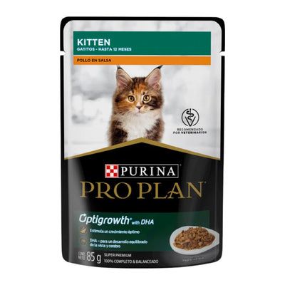 24 Pouches Gato Kitten de Pollo 85 gr. - AniMALL