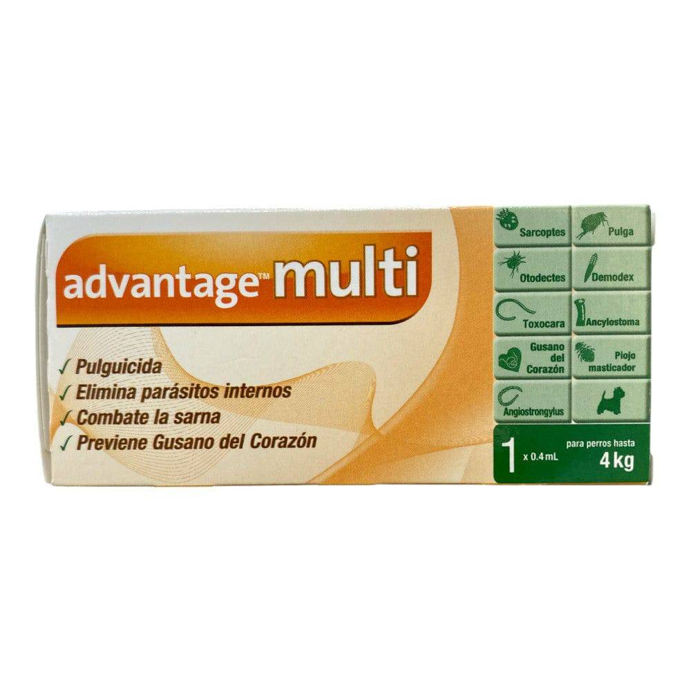 Advantage Multi 0.4 ml Perros de hasta 4 Kg Elanco - AniMALL