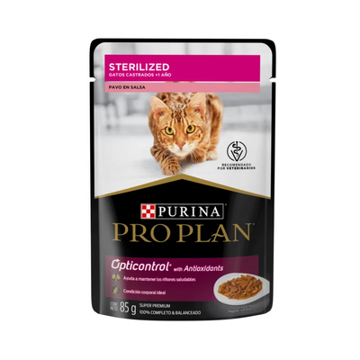 24 Pouches Pro Plan Gato Adulto Esterilizado 85 gr