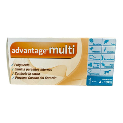 Advantage Multi 1 ml Perros 4 a 10 Kg Elanco