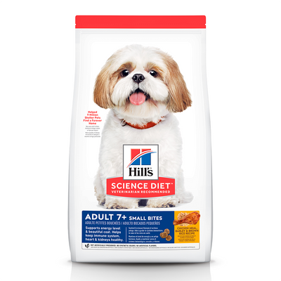 Hill's Science Diet Adult 7+ Small Bites, alimento para perro senior bocados pequeños 6.8Kg