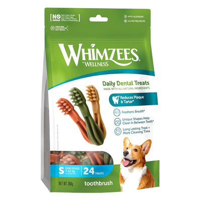 Whimzees Cepillo de Dientes S 24 Pzas