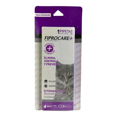 Fiprocare 1 Pipeta para Gatos de hasta 5 kg