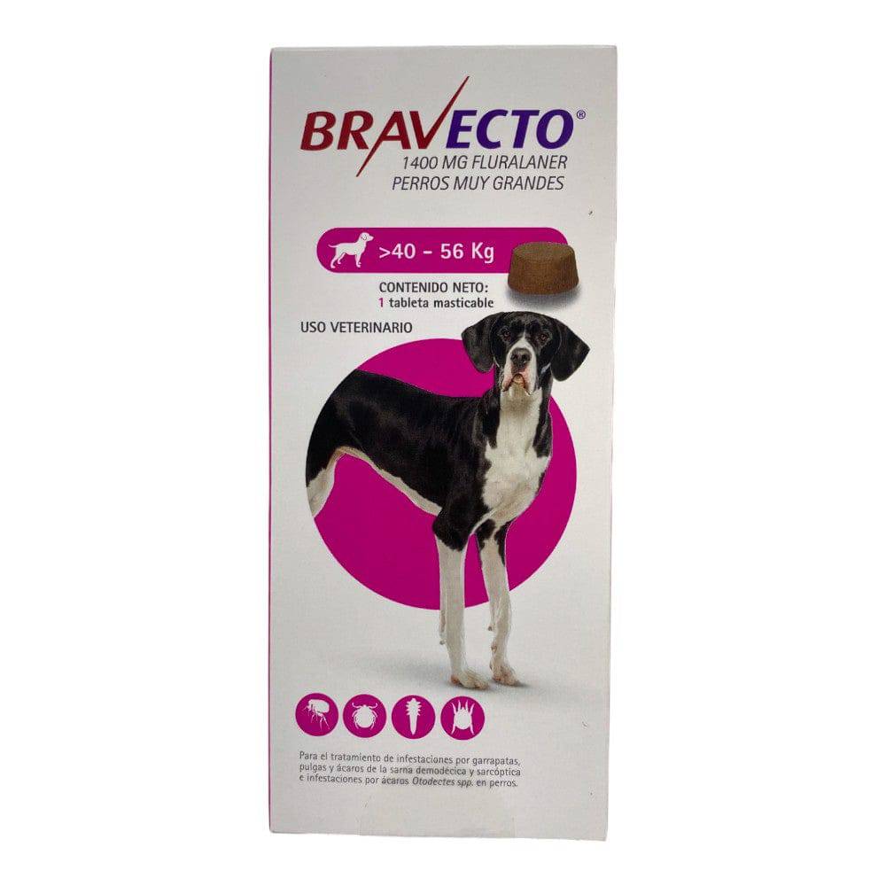 Bravecto Masticable 40 a 56 Kg - AniMALL