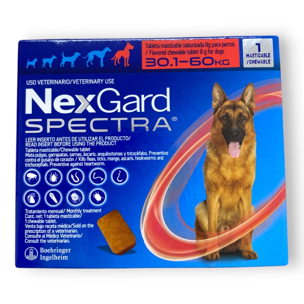 Nexgard Spectra 1 Tableta 30.1 a 60 Kg