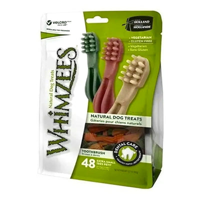 Whimzees Cepillo de Dientes XS 48 Pzas