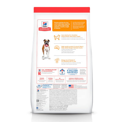 Hill's Science Diet Adult Light, alimento saludable para perro bajo en calorías 6.8Kg