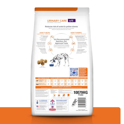 Hill's Prescription Diet u/d, Cuidado Urinario, Alimento Seco para Perro, 12.5 Kg