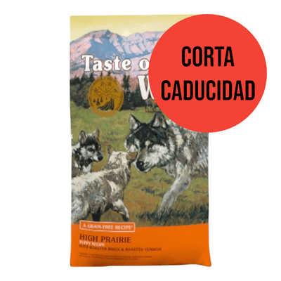 CORTA CADUCIDAD Taste Of The Wild High Prairie Puppy Bisonte Y Venado Asado 6.3 kg - AniMALL