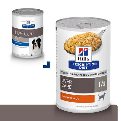 12 Latas Hill's liver care l/d Canine 370 Gr.