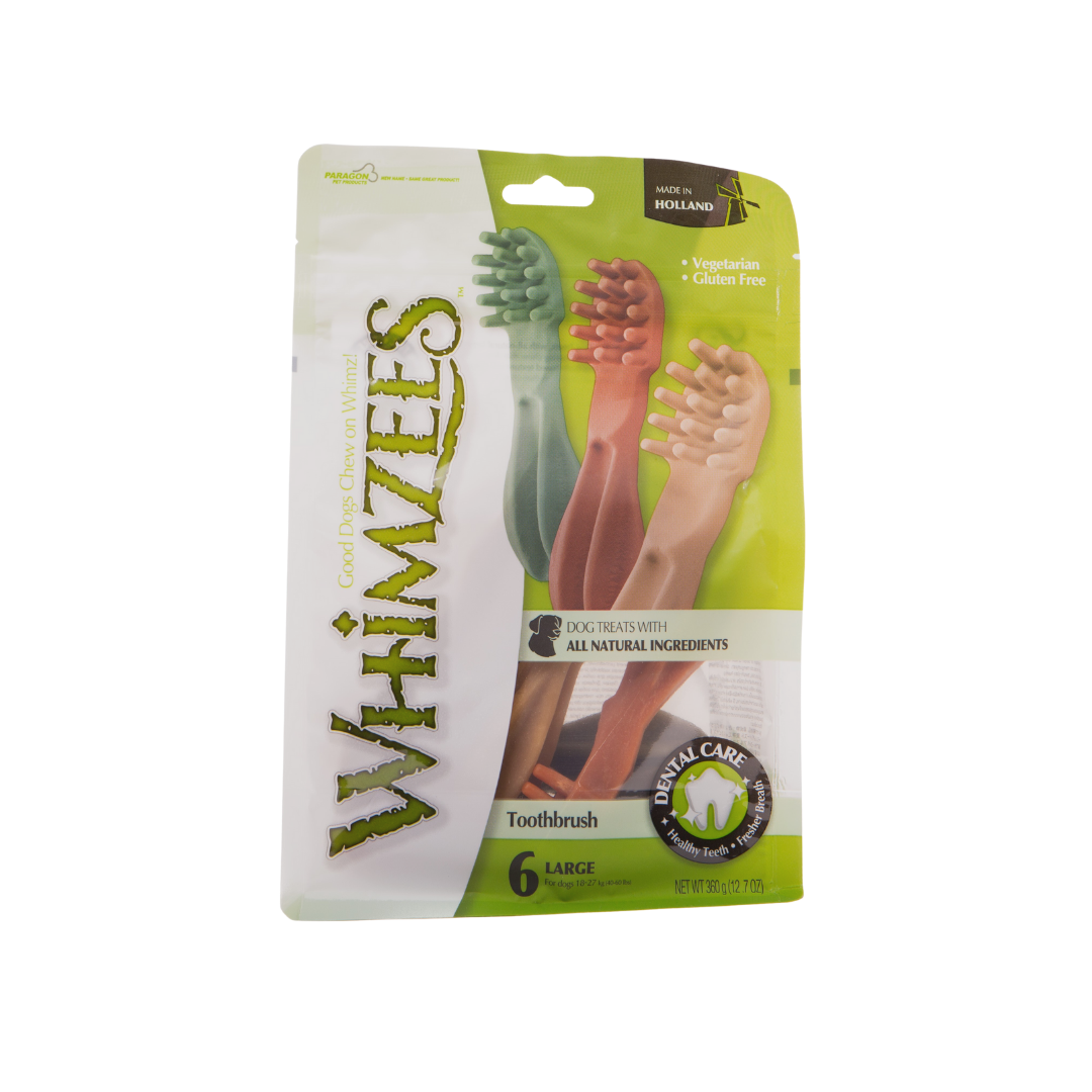 Whimzees Cepillo de Dientes L 6 Pzas