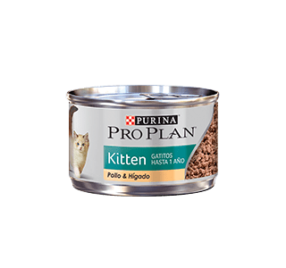 24 latas Pro Plan gato Kitten de Pollo 85 gr c/u - AniMALL
