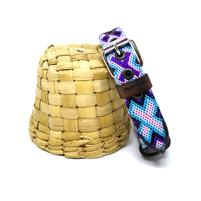 B&Kolor Collar Artesanal Azul Para Mascota Extra Chico - AniMALL