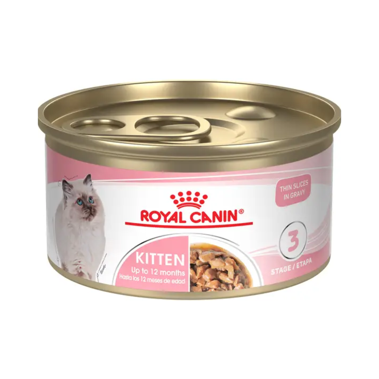 Lata Royal Canin Kitten Thin Slices in Gravy 85 gr