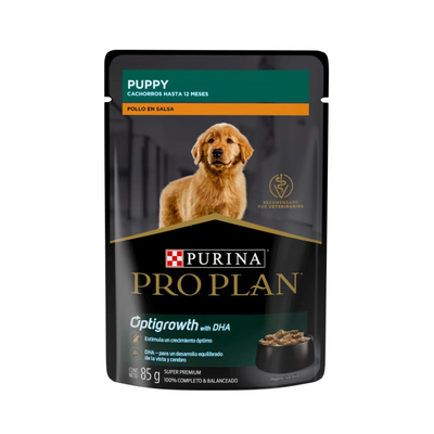 24 Pouches Pro Plan Puppy Receta de Pollo 85 g