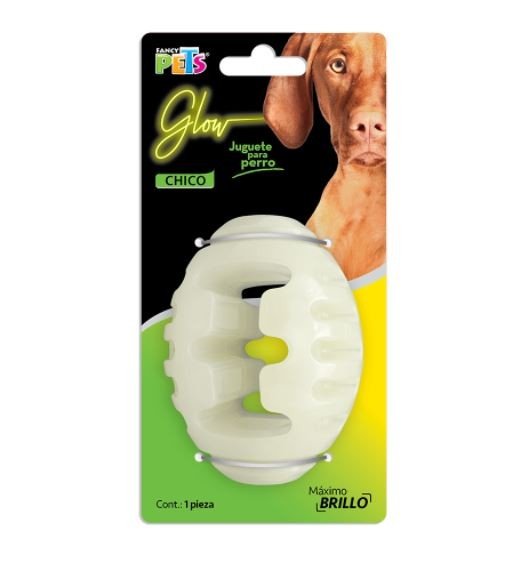 Juguete Balón de Rugby Chico Glow, Fancy Pets