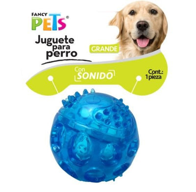 Pelota Flexible con Sonido Grande, Fancy Pets