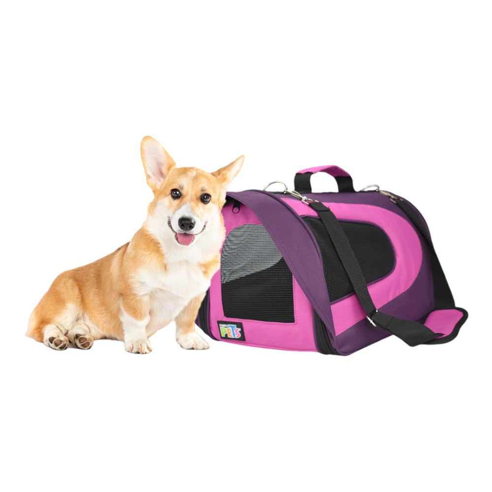 Fancy Pets Transportadora Morada con Visera CH