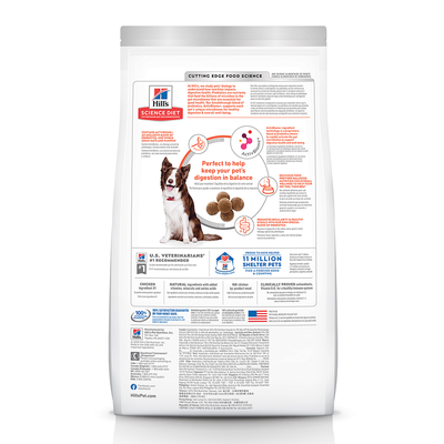 Hill's Science Diet Perfect Digestion, alimento de cuidado digestivo para perro adulto 5.4Kg - AniMALL