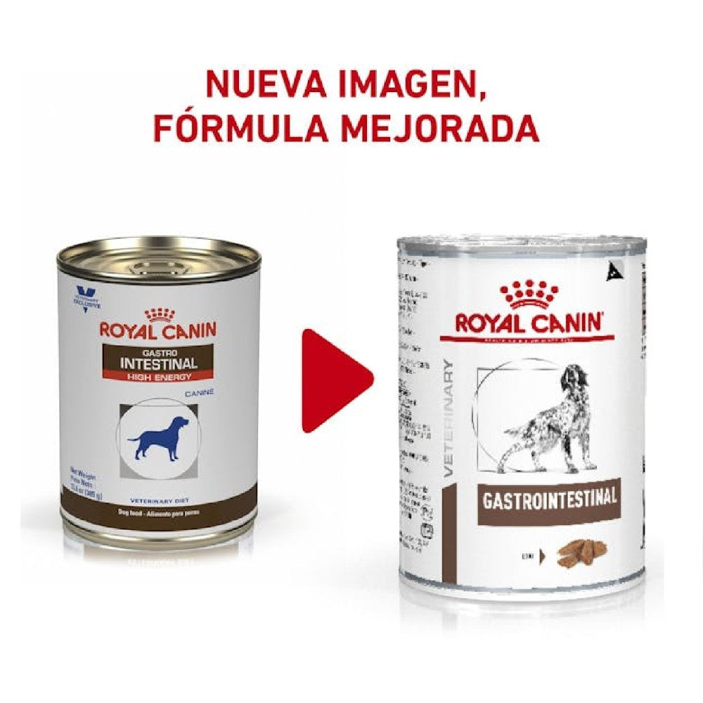 12 Latas Royal Canin Vet Gastrointestinal High Energy 385 gr