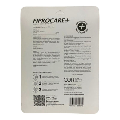 Fiprocare 3 Pipetas para Gatos de hasta 5 kg