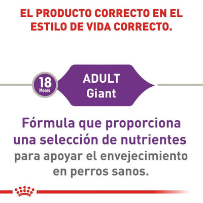 Royal Canin Perro Adulto Giant 13.6 kg - AniMALL