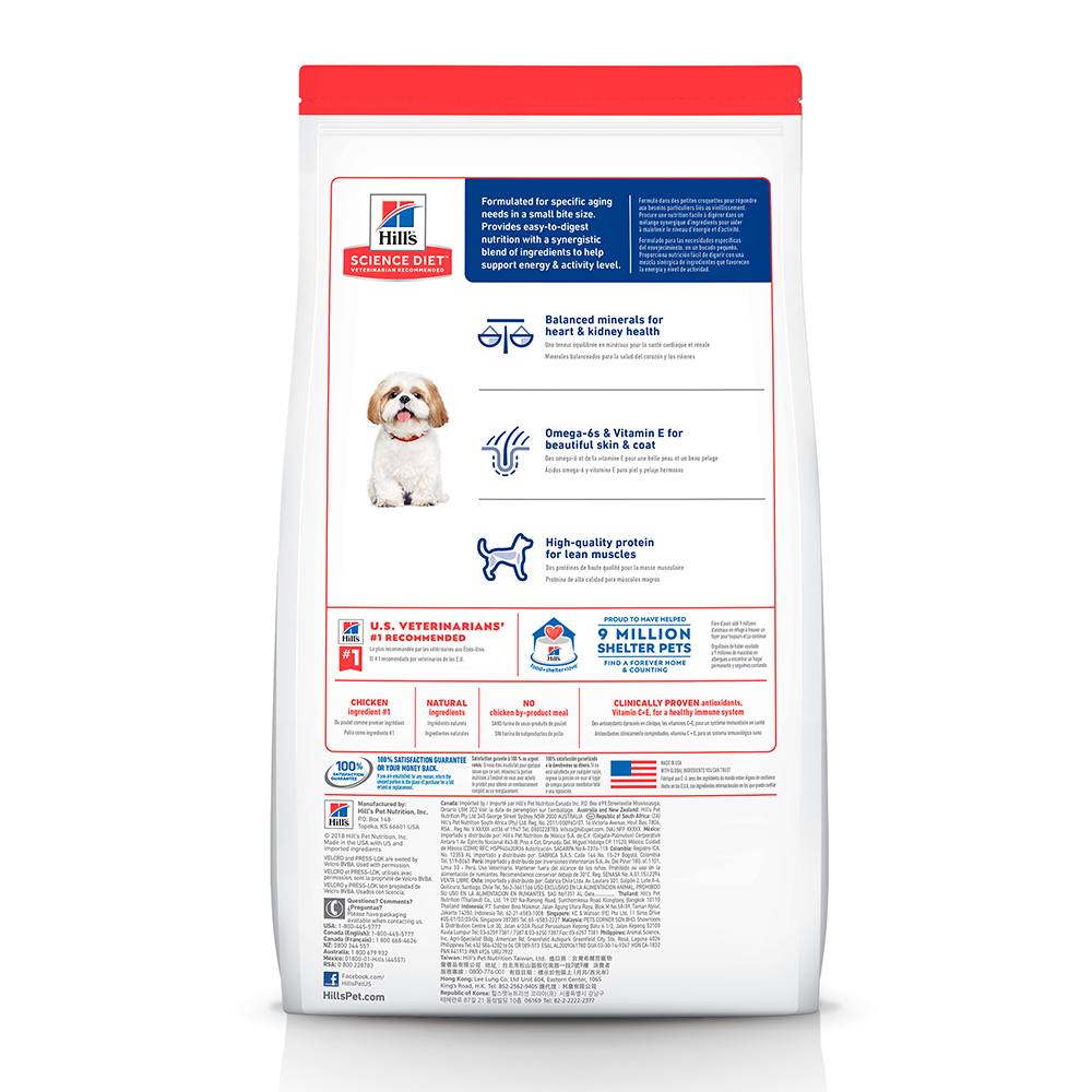 Perro Adulto Hill's Science Diet Adult 7+ Small Bites 2.0kg