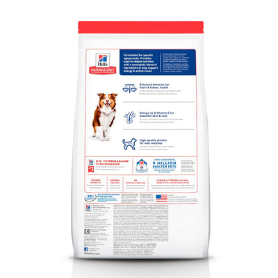 Hill's Science Diet Adult 7+, alimento saludable para perro senior sabor pollo 12Kg - AniMALL