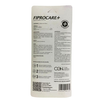 Fiprocare 1 Pipeta para Gatos de hasta 5 kg